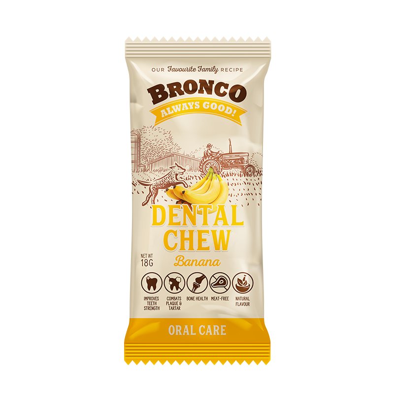 Bronco Dental Chew Banana 18g