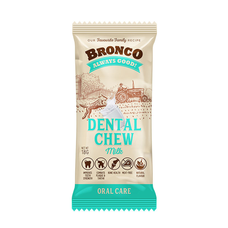 Free Bronco Dental Chew Milk 18g