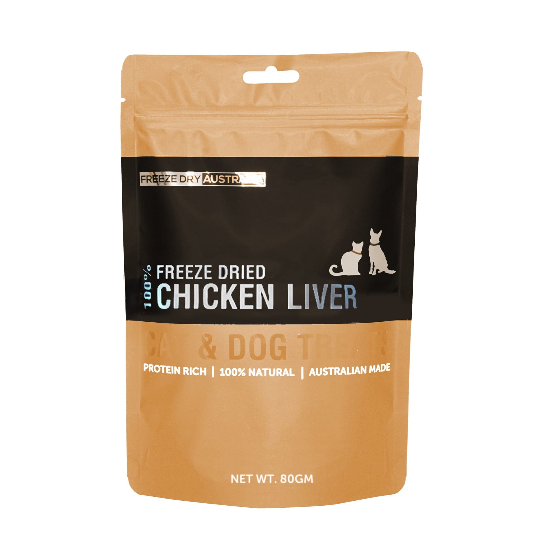 Freeze Dry Australia Chicken Liver 80gm