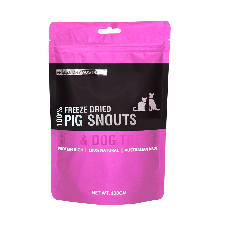 Freeze Dry Australia Pig Snouts 100gm