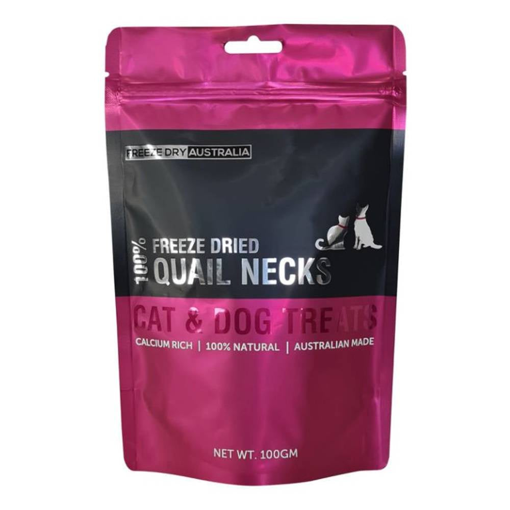 Freeze Dry Australia Quail Neck 100gm