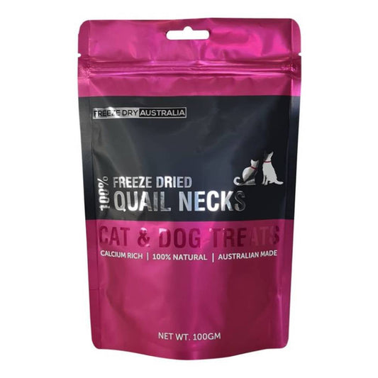 Freeze Dry Australia Quail Neck 100gm