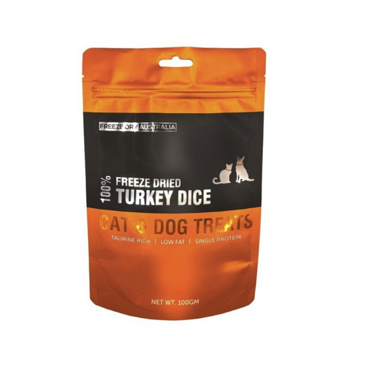 FDA Turkey Dice 100gm