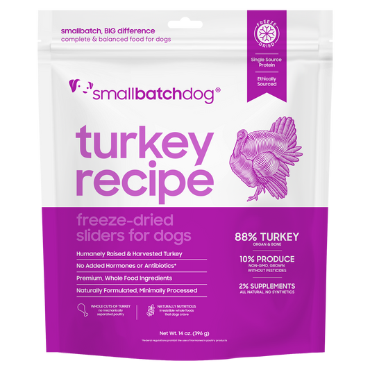SmallBatch Freeze Dried Sliders 14oz - Turkey