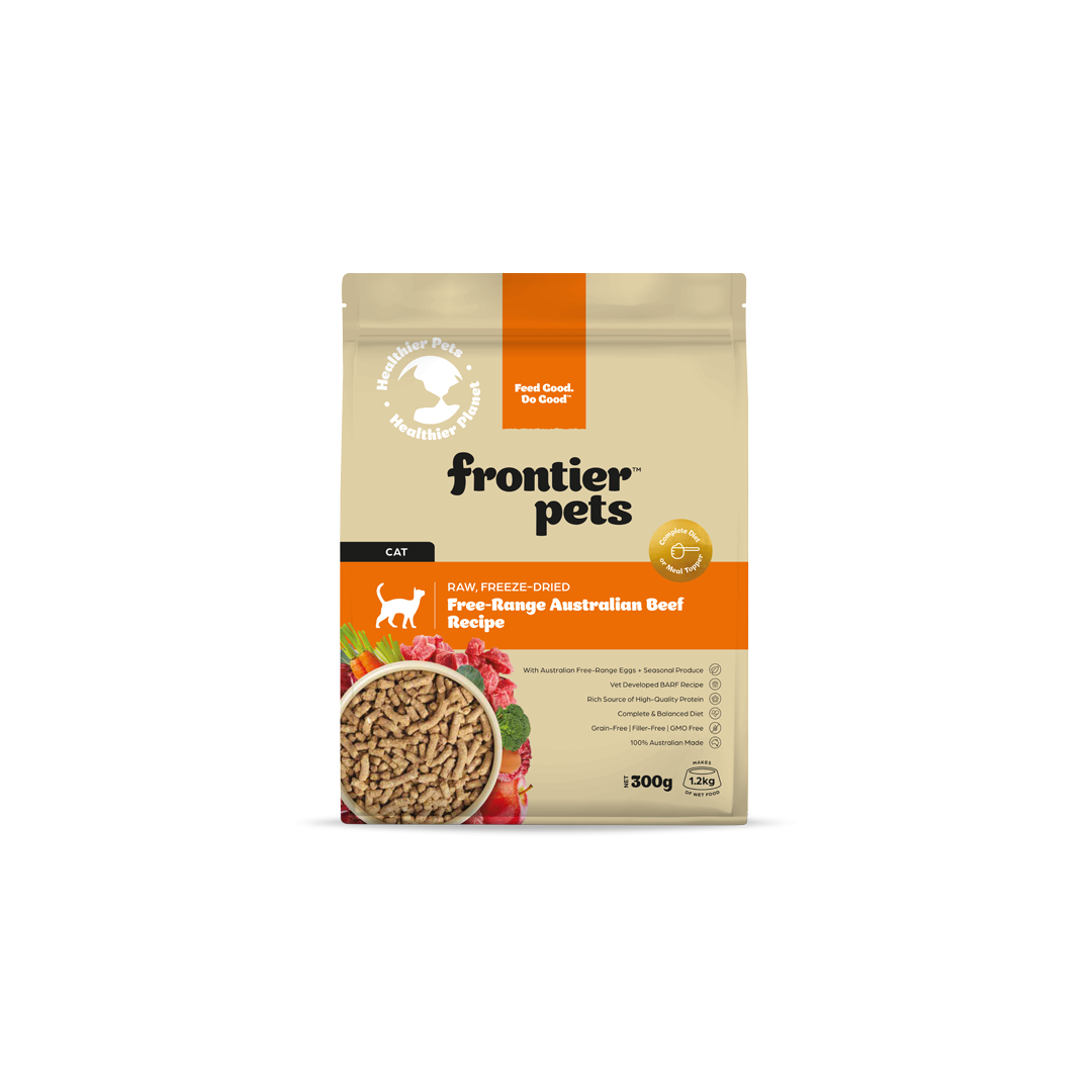Frontier Freeze Dried Free-Range Beef (Cat) 300g