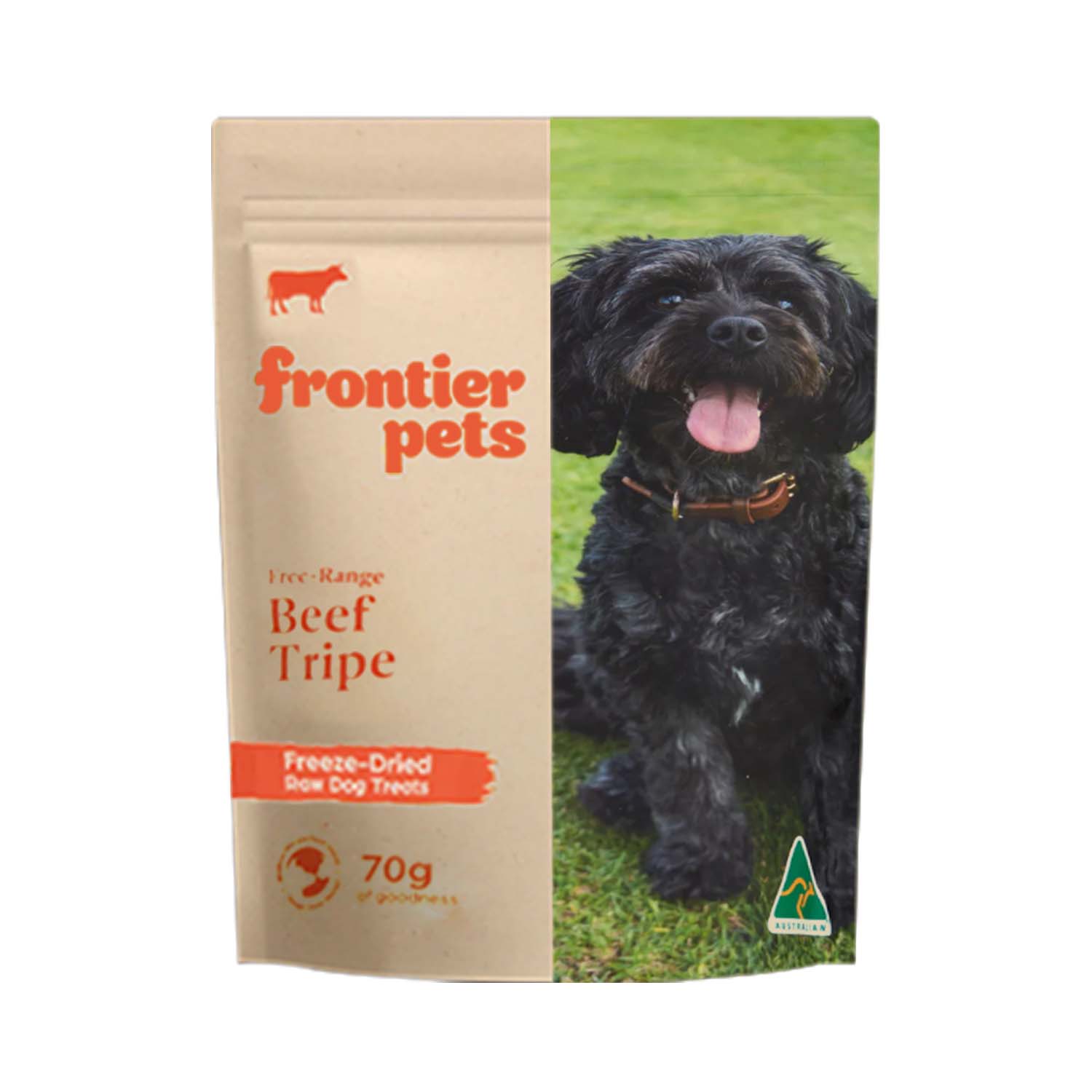 Frontier Freeze Dried Free-Range Beef Tripe Strips 70G