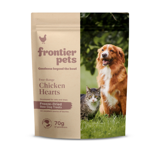 Frontier Freeze Dried Free-Range Chicken Heart Treats 70G