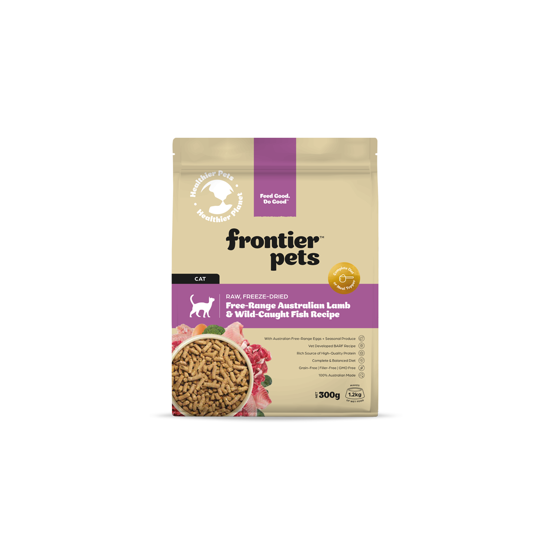 Frontier Freeze Dried Free-Range Fish & Lamb (Cat) 300g
