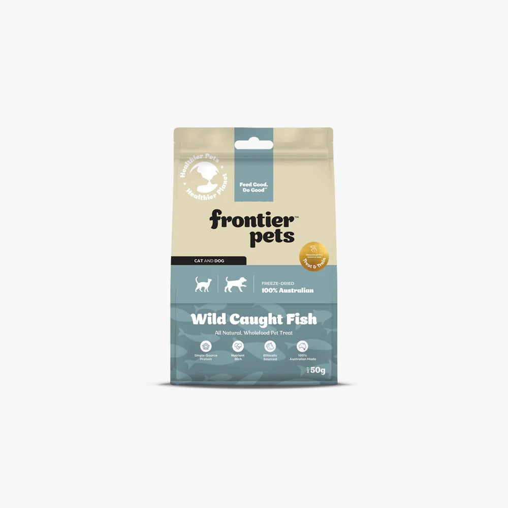 Frontier Freeze Dried Free-Range Fish Treats 50G