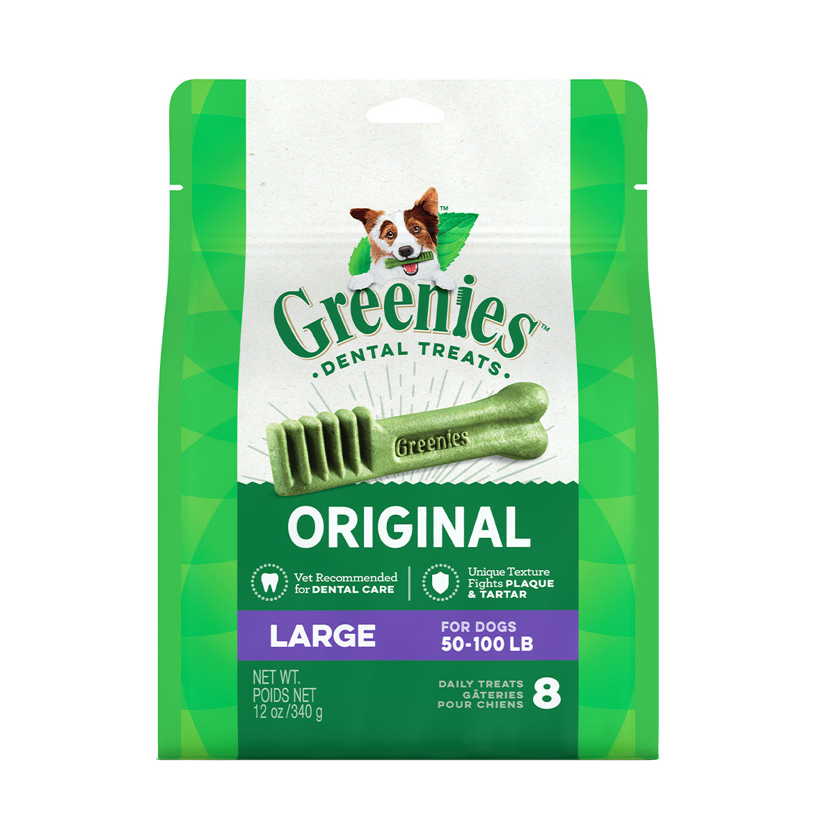 GREENIES Dog Treats for Dental Care Original Large 170g/340g