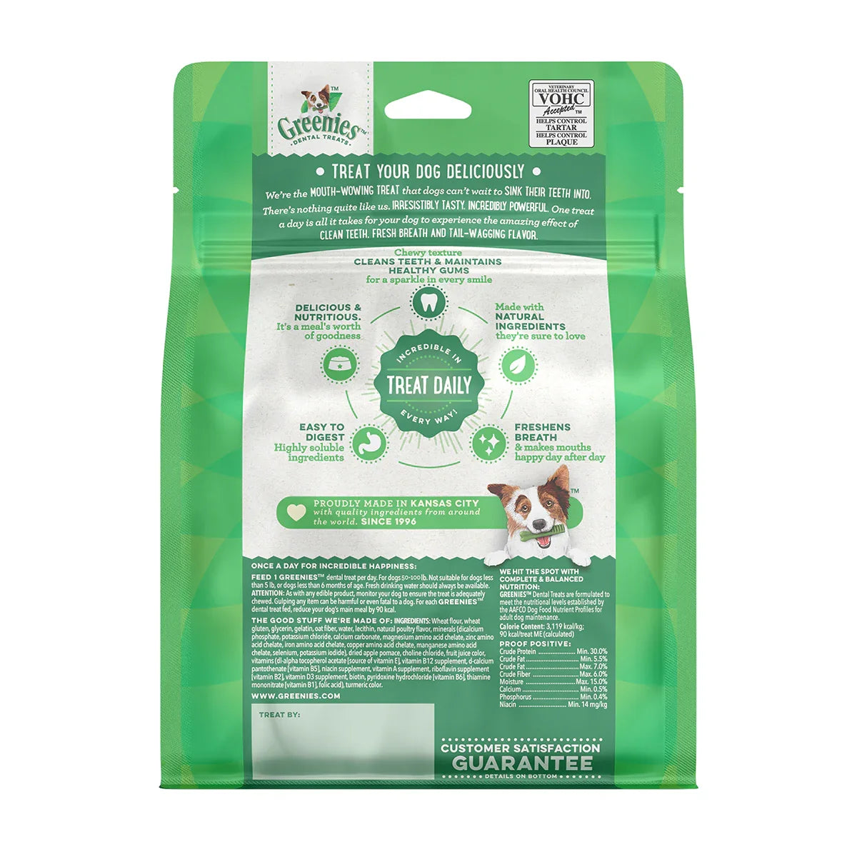 GREENIES Dog Treats for Dental Care Original Large 340g