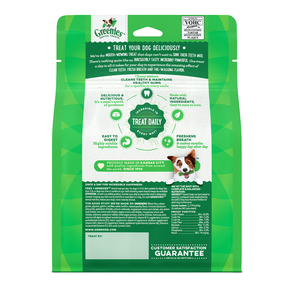 GREENIES Dog Treats for Dental Care Original Teenie 85g/170g/340g