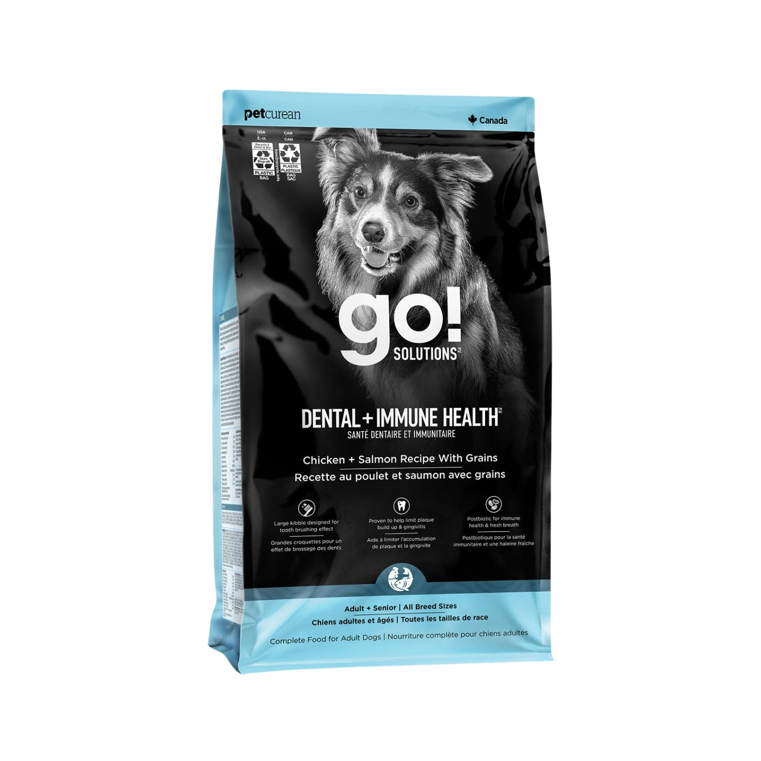 Go! Solution Dental + Immune Health Chicken & Salmon Dog Dry Food - 1.81kg