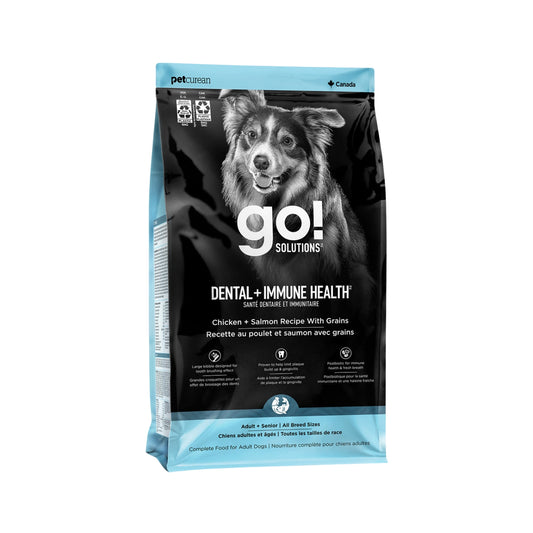 Go! Solution Dental + Immune Health Chicken & Salmon Dog Dry Food - 1.81kg