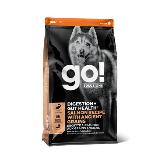 Go! Solution Digestion + Gut Health Salmon Recipe With Ancient Grains Dog Dry Food