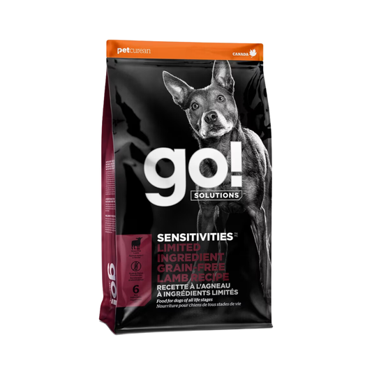 Go! Solution Sensitivities Grain Free Lamb Recipe Dog Dry Food - 1.59kg
