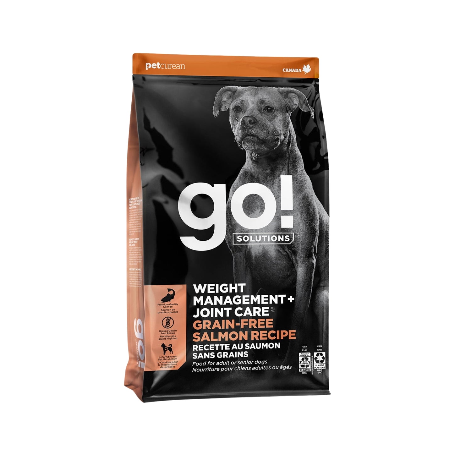 Go! Solution Weight Management + Joint Care Grain Free Salmon Recipe Dog Dry Food - 1.59kg