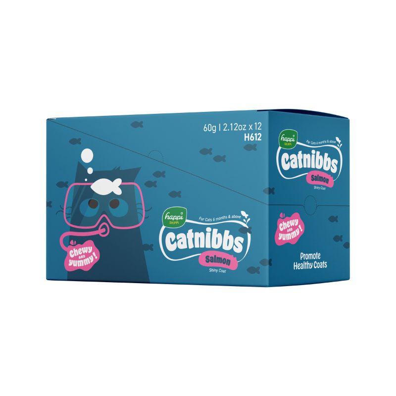 Happi Skippi Catnibbs Salmon Cat Treats - 60g