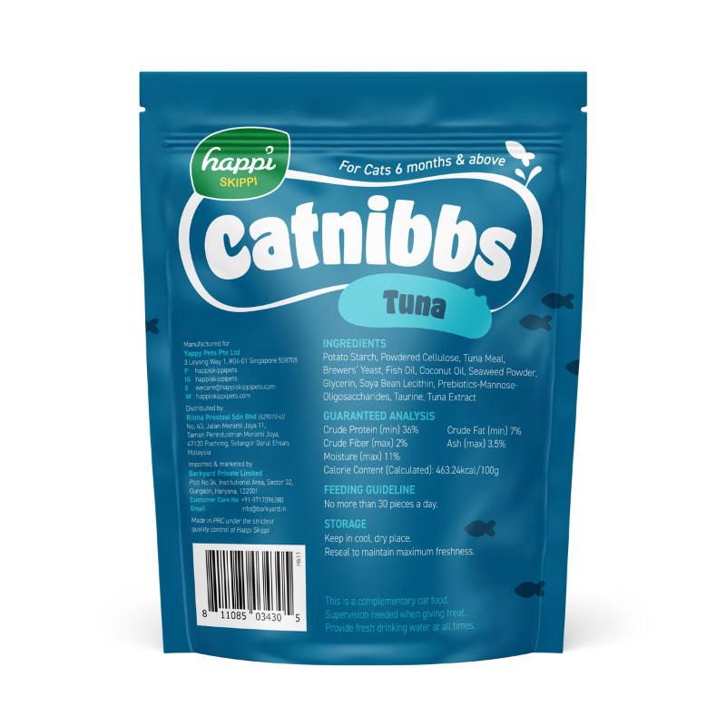 Happi Skippi Catnibbs Tuna Cat Treats - 60g