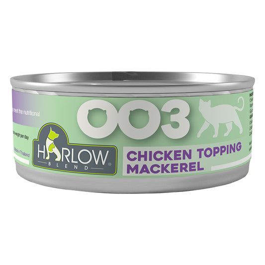 Harlow Blend 003 Chicken Topping Mackerel Wet Cat Food 80g