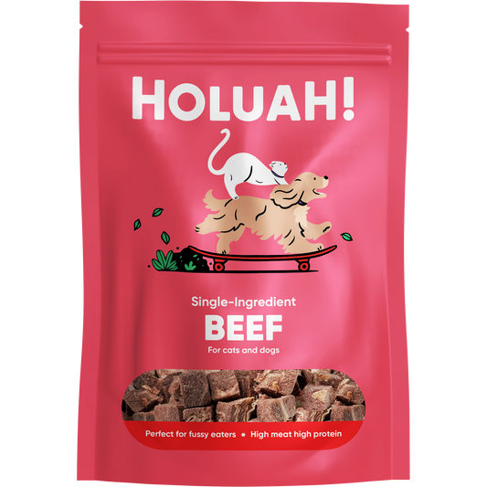 Holuah! Freeze Dried Beef Cats & Dogs Treats 70g