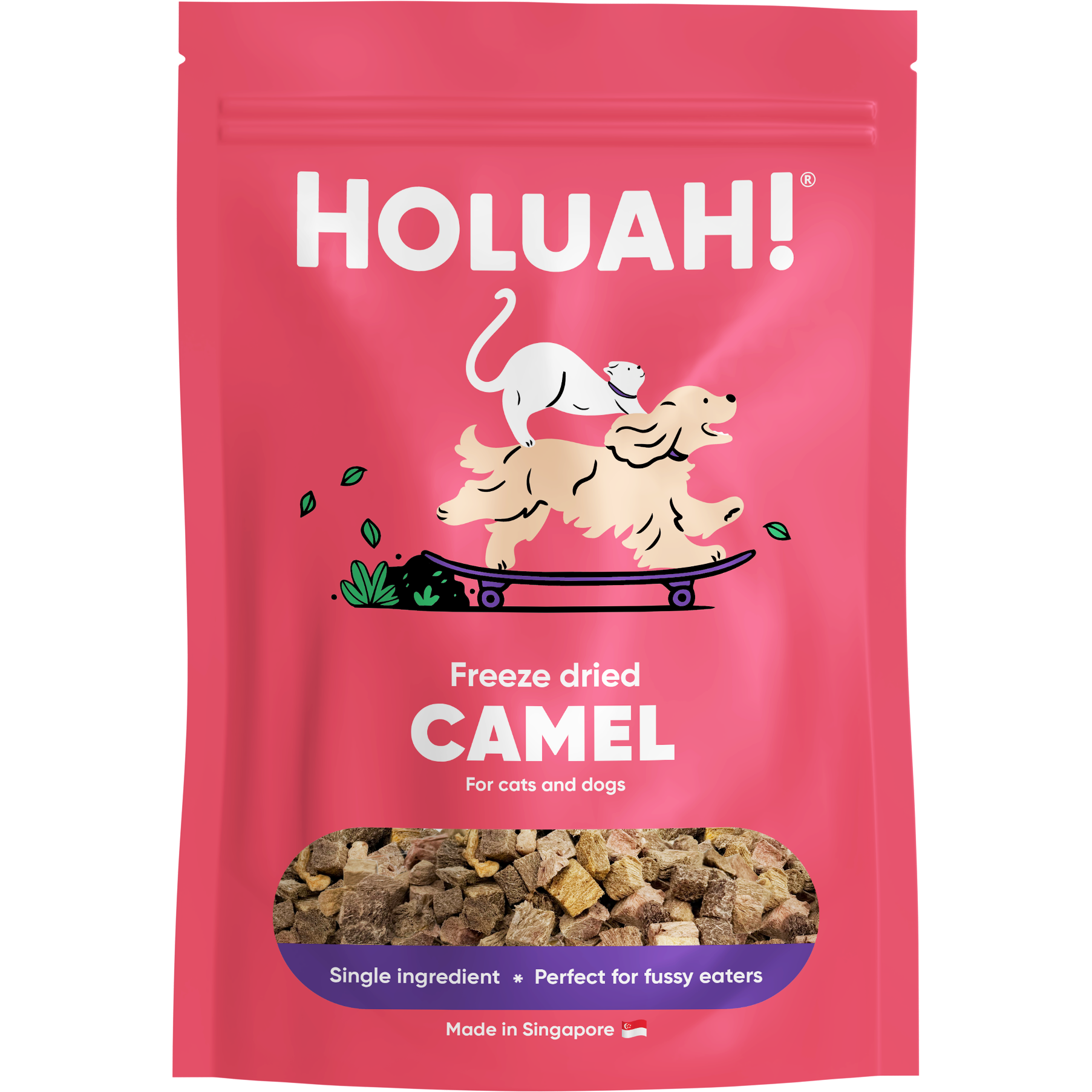 Holuah! Freeze Dried Camel Cat & Dog Treats 50g