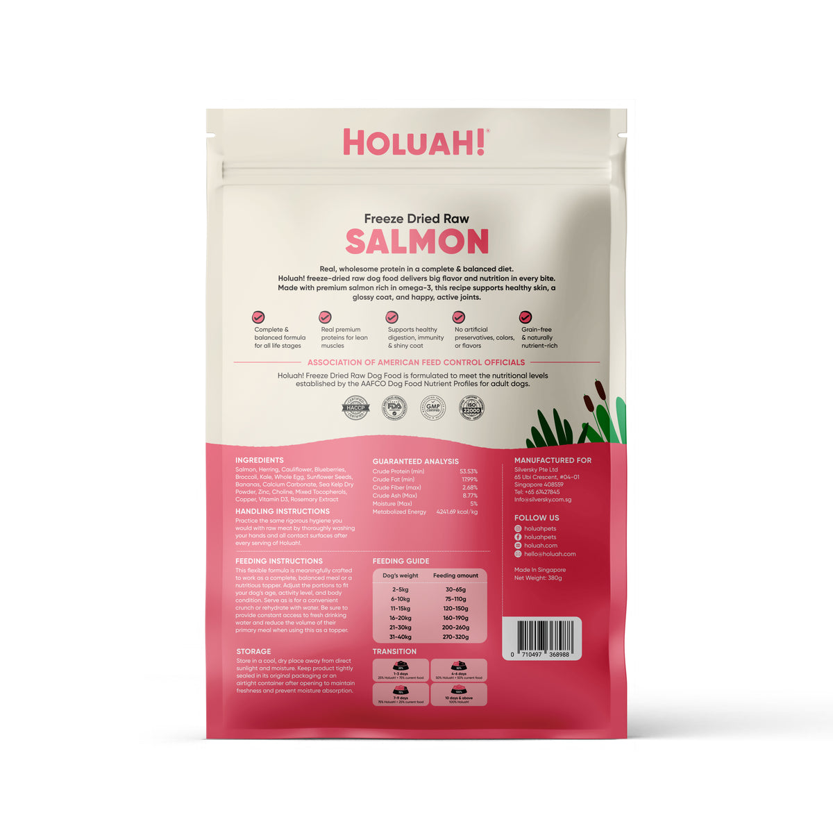 Holuah! Freeze Dried Food For Dogs - Salmon