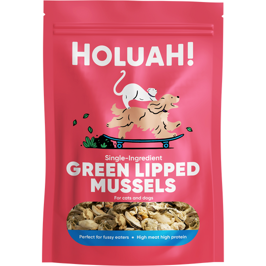 Holuah! Freeze Dried Green Lipped Mussels Cats & Dogs Treats 70g