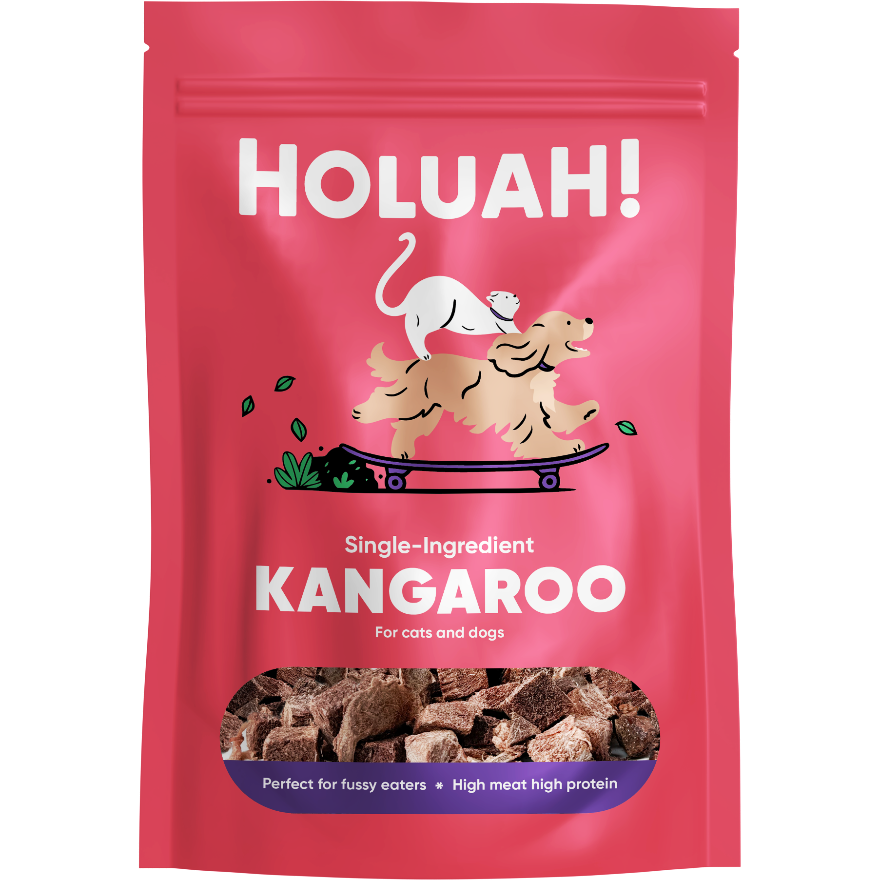 Holuah! Freeze Dried Kangaroo Cats & Dogs Treats 70g