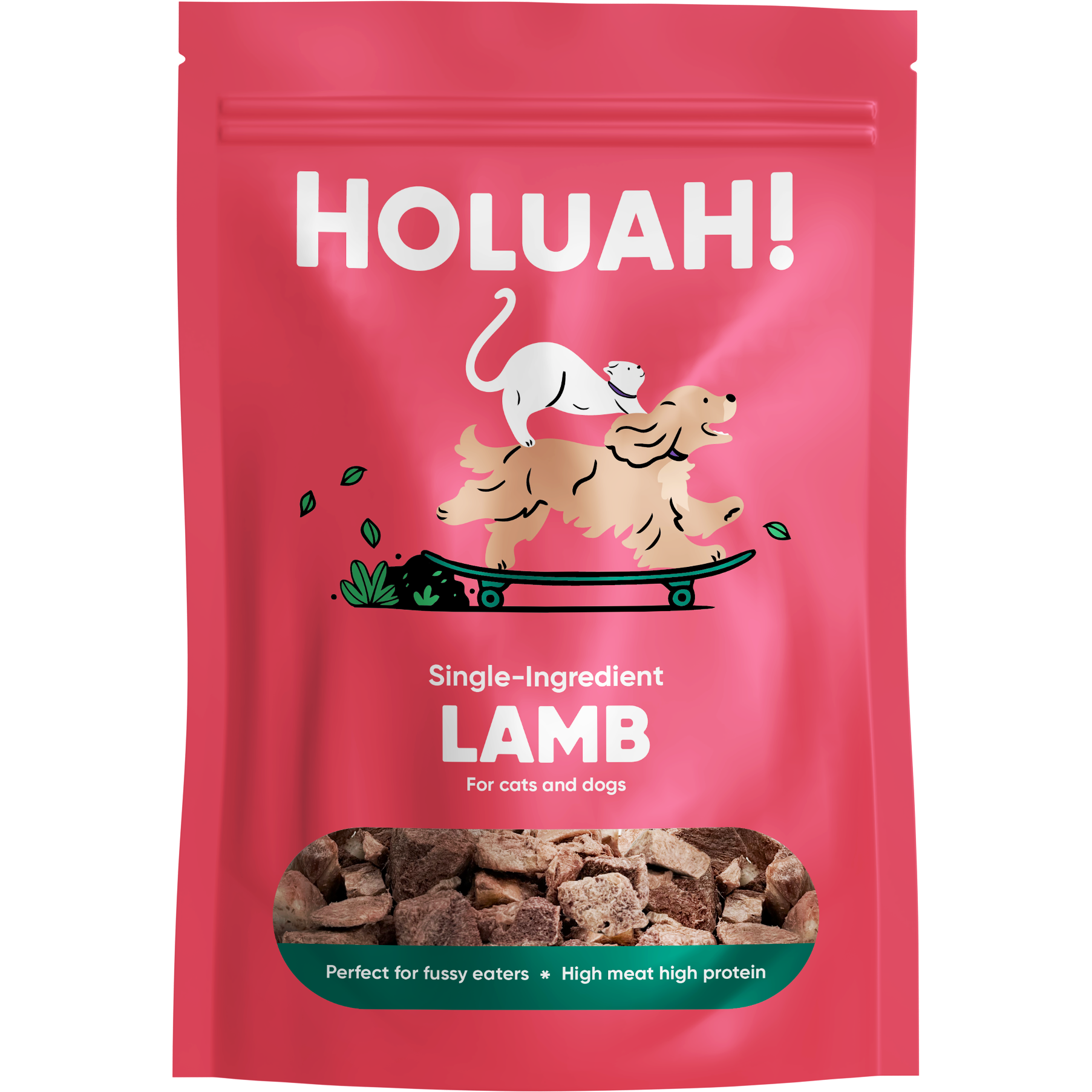 Holuah! Freeze Dried Lamb Cats & Dogs Treats 70g