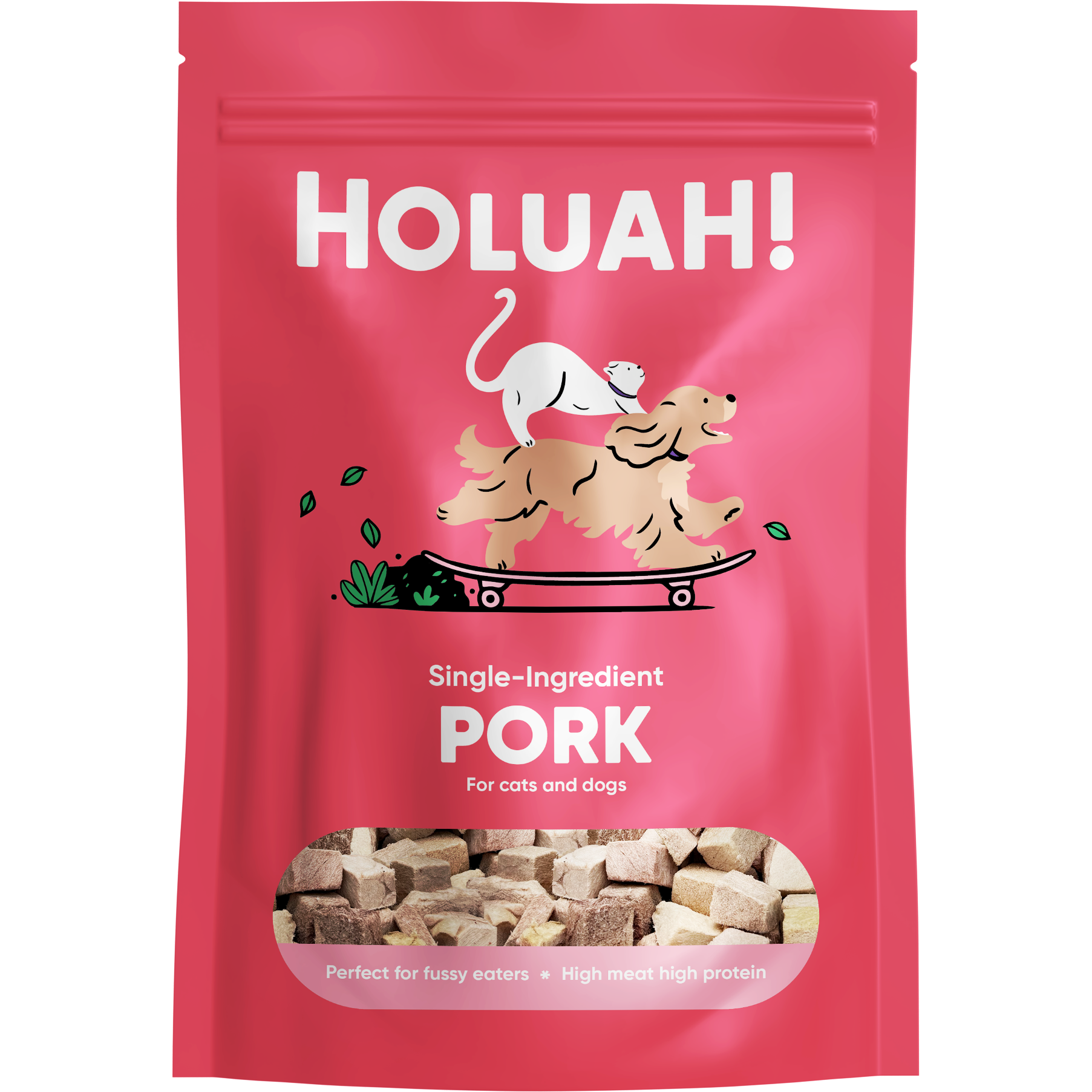Holuah! Freeze Dried Pork Cats & Dogs Treats 70g