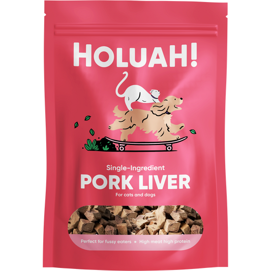 Holuah! Freeze Dried Pork Liver Cats & Dogs Treats 70g