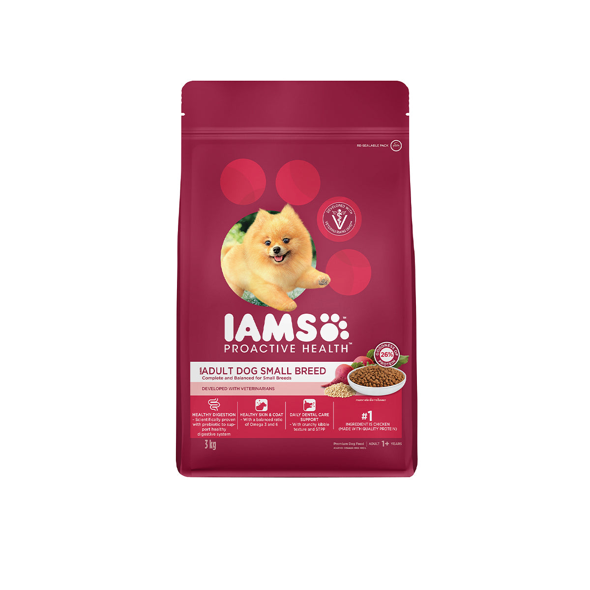 IAMS Proactive Health Premium Dog Food for Small Breed Adult Dogs