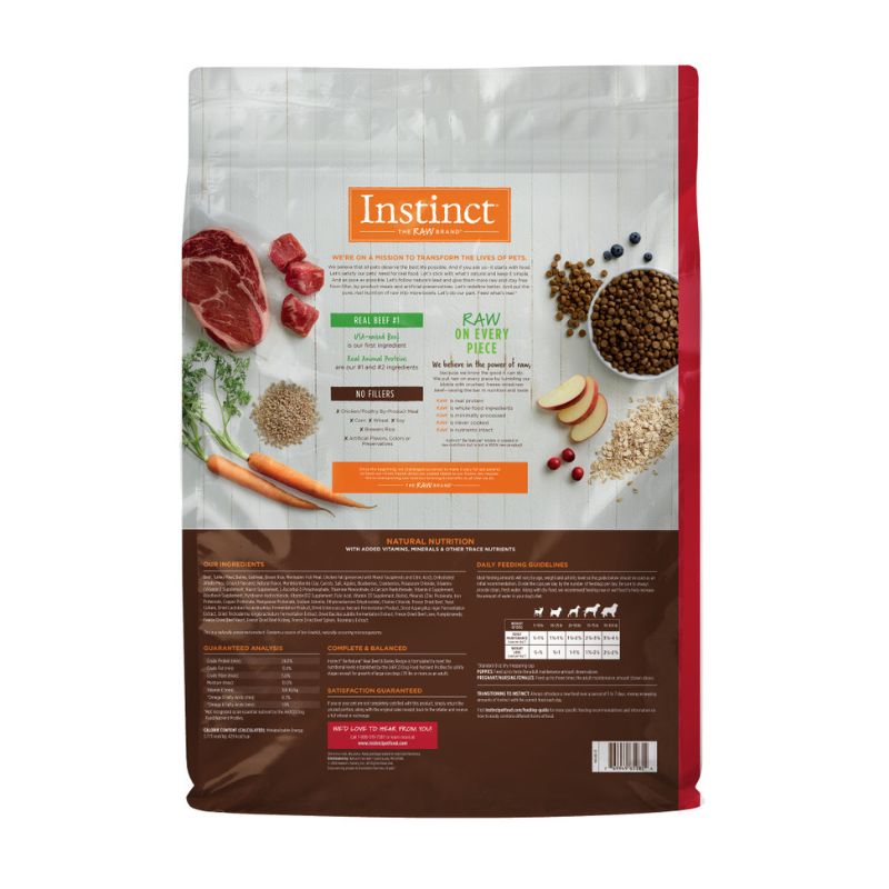 Instinct Be Natural Real Beef & Barley Recipe Dry Dog Food