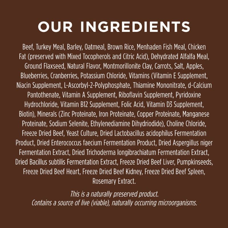 Instinct Be Natural Real Beef & Barley Recipe Dry Dog Food