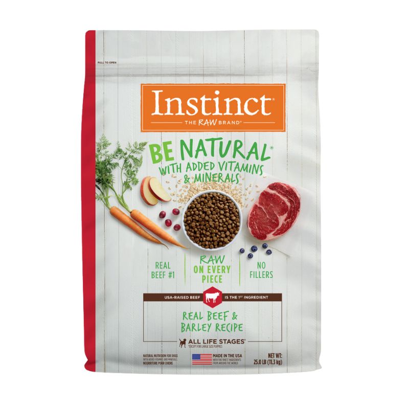 Instinct Be Natural Real Beef & Barley Recipe Dry Dog Food