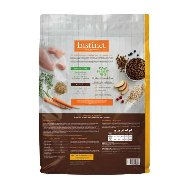 Instinct Be Natural Real Chicken & Brown Rice Recipe Dry Dog Food