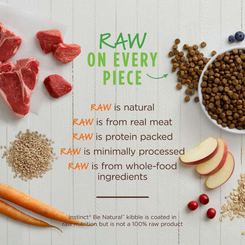 Instinct Be Natural Real Lamb & Oatmeal Recipe Dry Dog Food