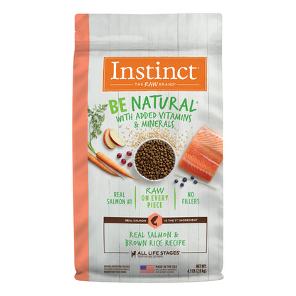 Instinct Be Natural Real Salmon & Brown Rice Recipe Dry Dog Food