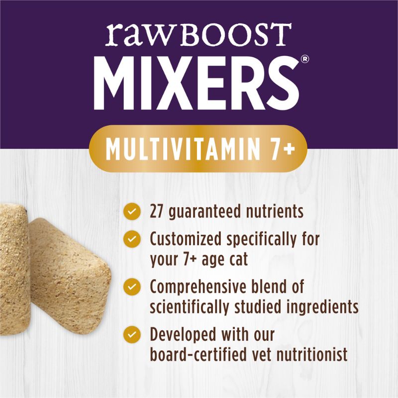 Instinct Freeze-Dried Raw Boost Mixers Grain-Free Multivitamin Adult 7+ Cat - [2 Size]