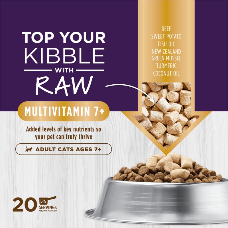 Instinct Freeze-Dried Raw Boost Mixers Grain-Free Multivitamin Adult 7+ Cat - [2 Size]