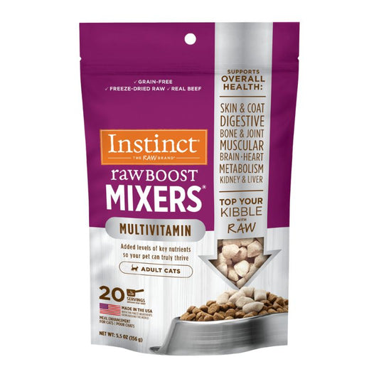 Instinct Freeze-Dried Raw Boost Mixers Grain-Free Multivitamin Adult Cat - [2 Size]