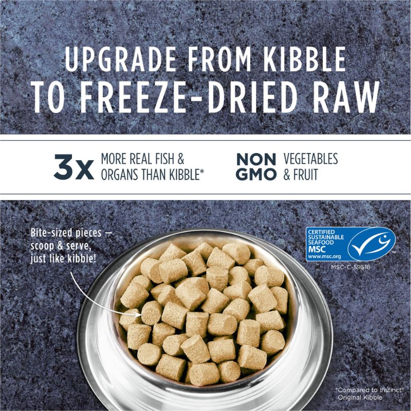 Instinct Freeze-Dried Raw Meal Grain-Free Pollock MSC Recipe Dog - 9oz