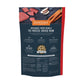 Instinct Freeze-dried Raw Dog Food packaging with beef, blueberries, and carrots.