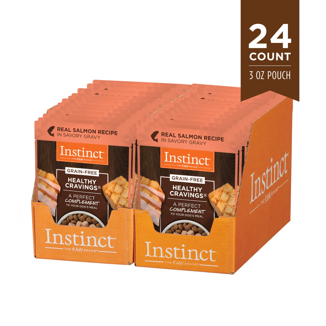 Instinct Healthy Cravings Grain-free Real Salmon Recipe Wet Dog Food Topper