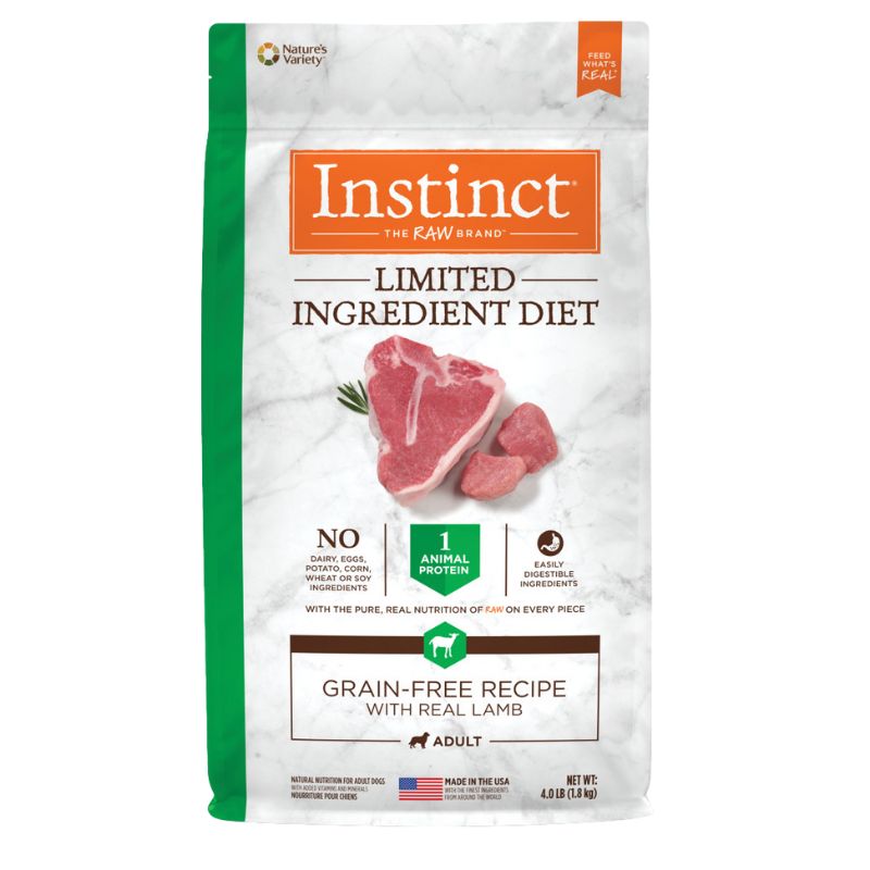 Instinct Limited Ingredient Diet Grain-Free Recipe with Real Lamb Dog - 4lb