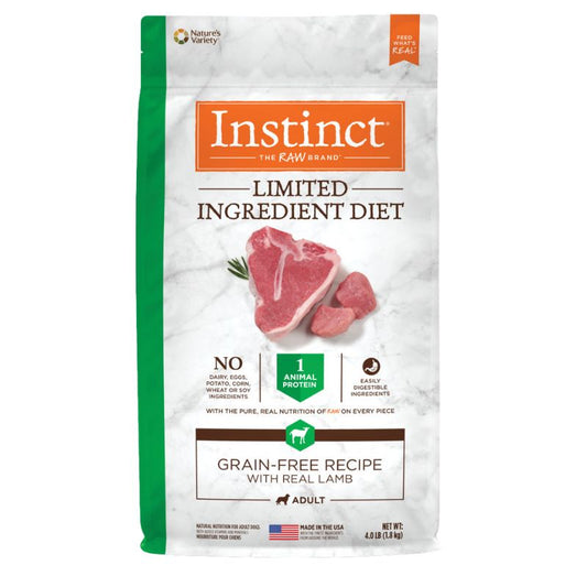 Instinct Limited Ingredient Diet Grain-Free Recipe with Real Lamb Dog - 4lb