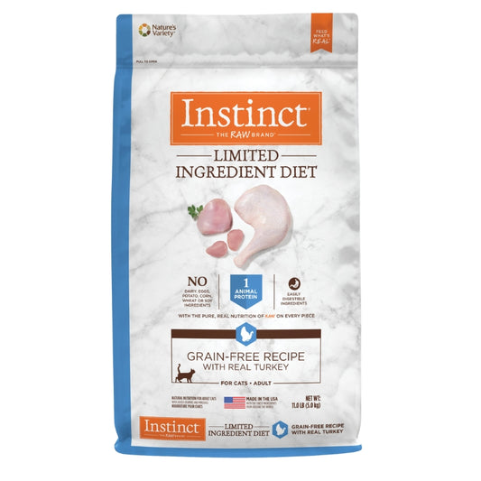 Instinct Limited Ingredient Diet Grain-Free Recipe with Real Turkey Cat - 11 lb