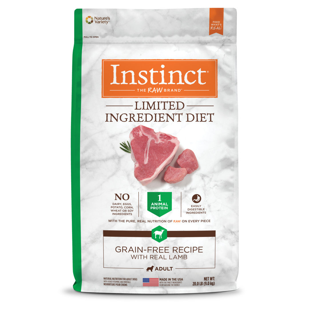Instinct Limited Ingredient Diet Grain-free Recipe With Real Lamb Dry Dog Food 20lbs