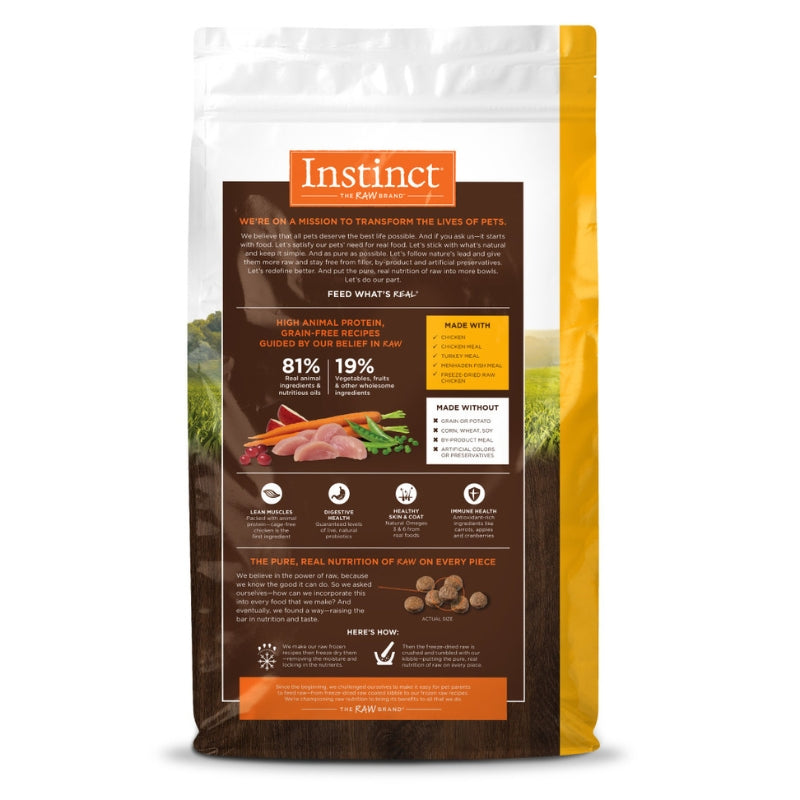Instinct Original Grain-Free Recipe with Real Chicken Dry Cat [2 Size]